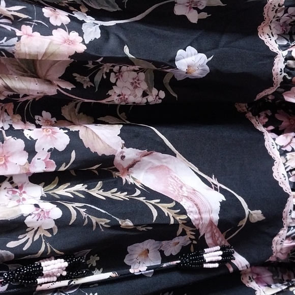 Nwt Rachel Zoe Black Floral Maxi Skirt - Picture 8 of 17